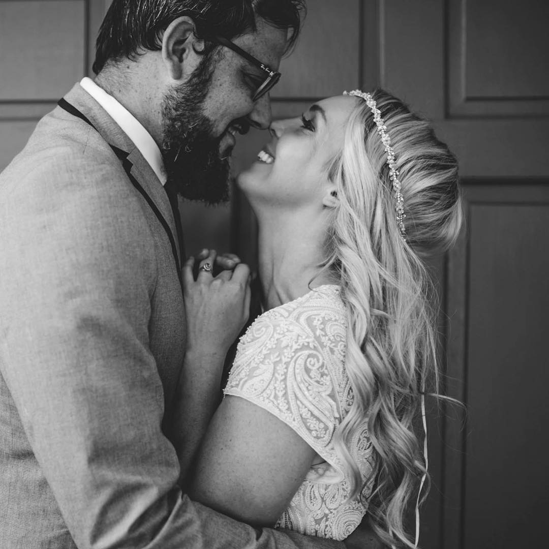Dylan and Emma-Jane on their wedding day