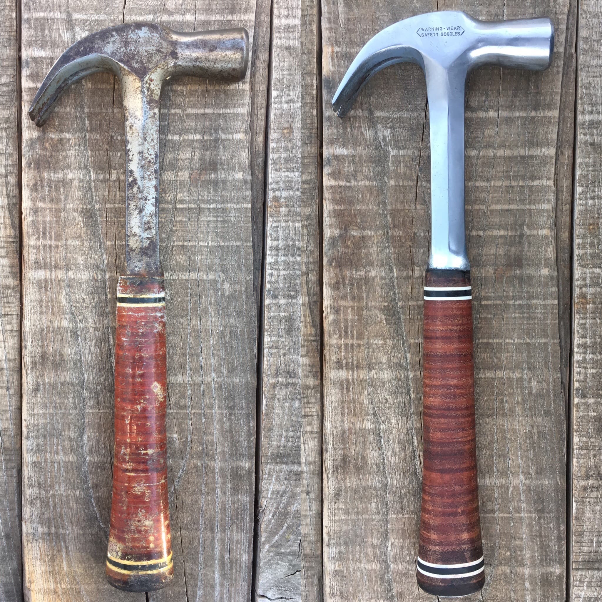Hammer restoration before and after